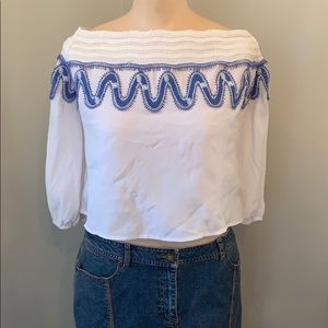 Ladies off the shoulder top
